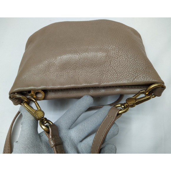 Marc By Marc Jacobs Brown Pebbled Leather Zipper Closure Small Crossbody Bag - Picture 5 of 16